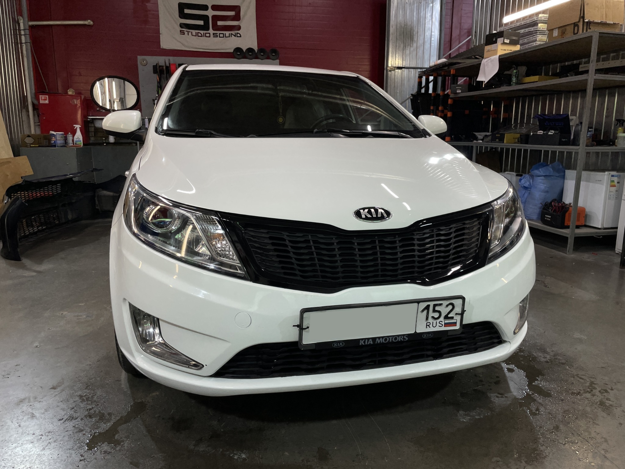 Kia Rio — установка LightWay Sapphire
