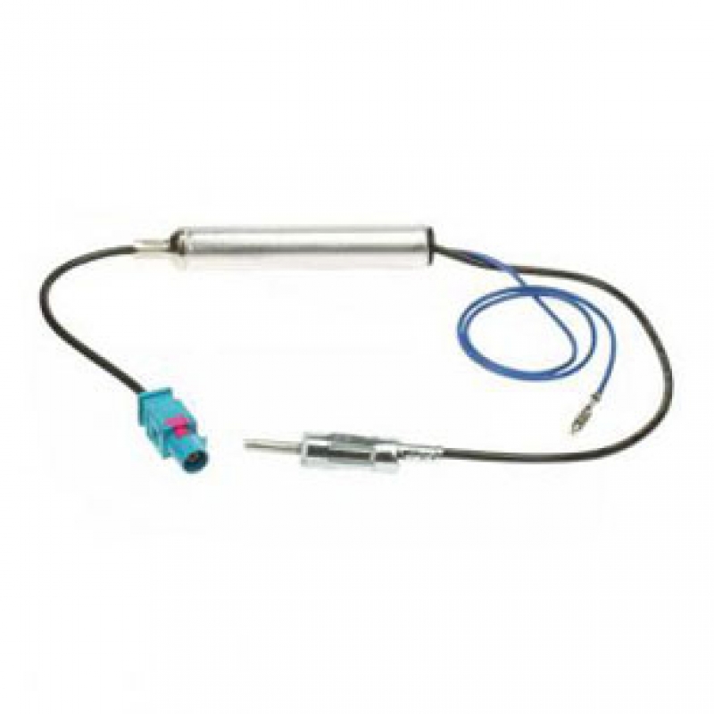 ISO антен переходник VW с питанием прямой