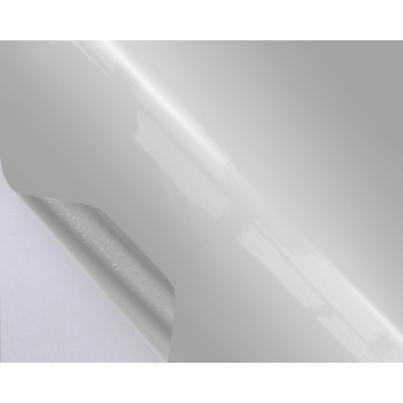 Серебристая глянцевая пленка премиум (с защитным слоем)