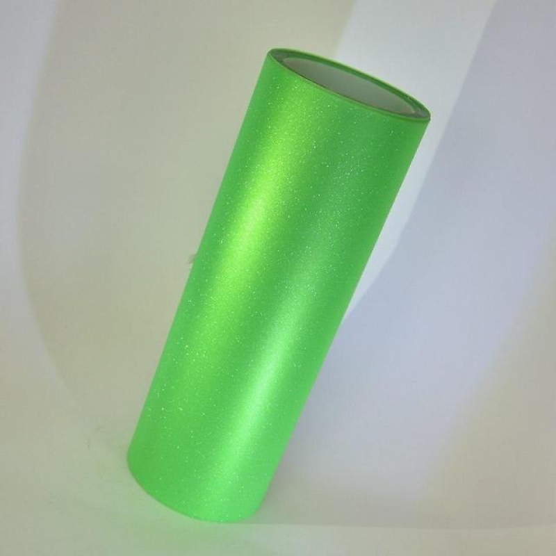 Тонировочная пленка для фар алмазная крошка - зеленая