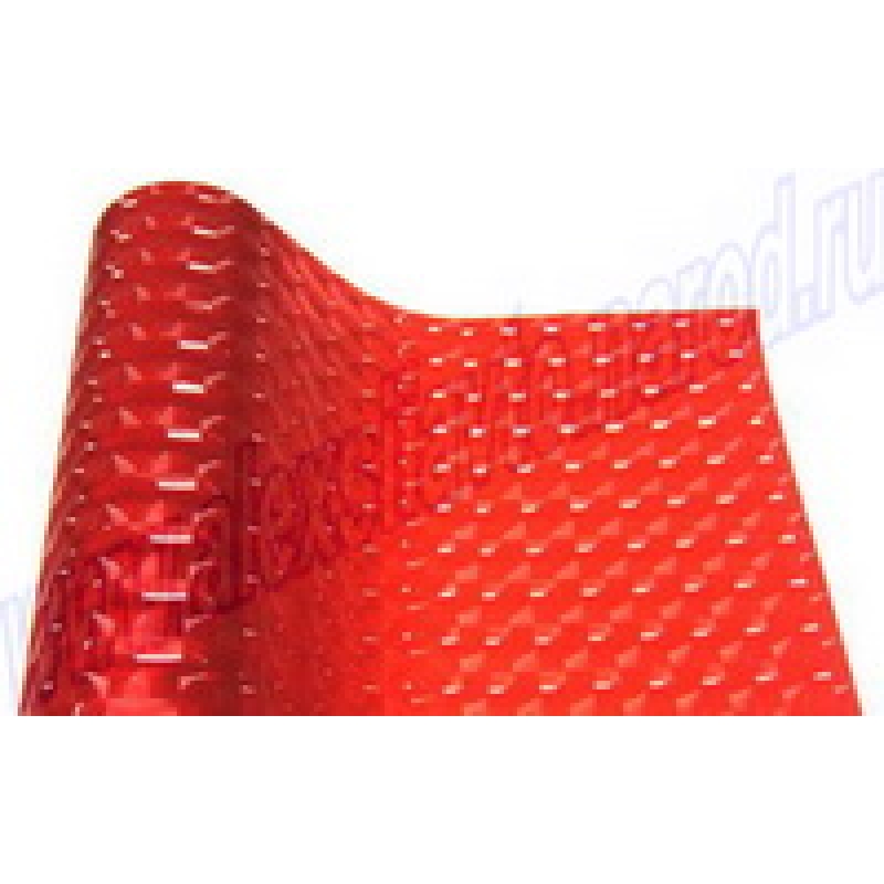 Тонировочная пленка для фар 4D кошачий глаз - красная