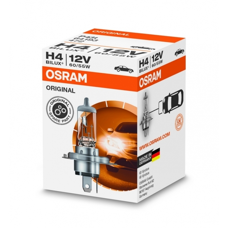 Галогенная лампа Osram H4 12v 60/55w Original