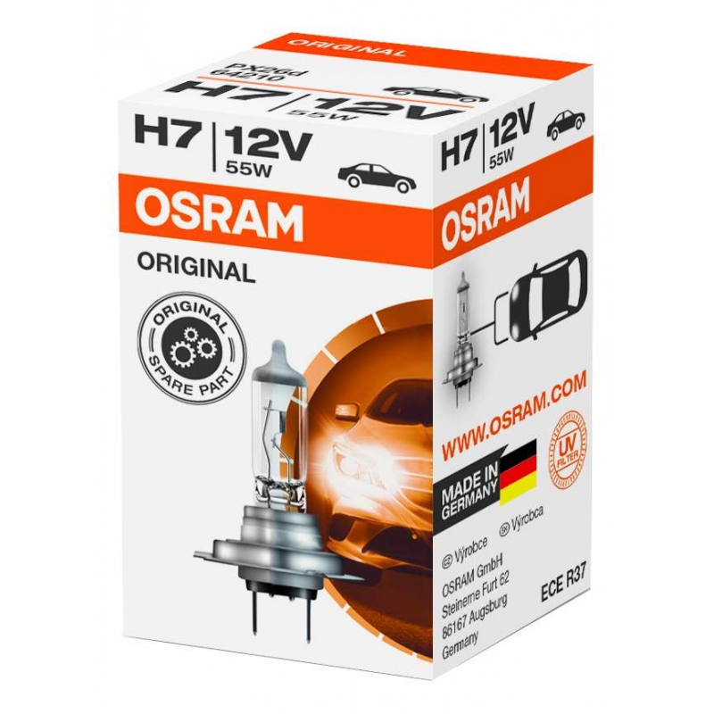 Галогенная лампа Osram H7 12v 55w Original