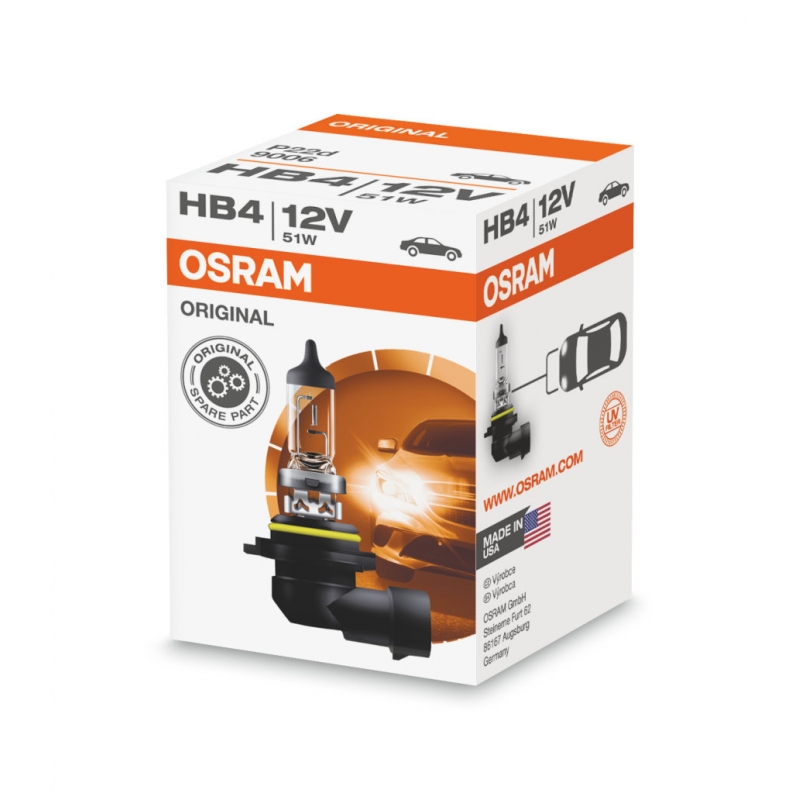 Галогенная лампа Osram HB4 12v 51w Original