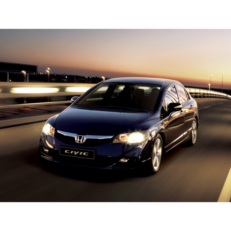 Комплект съемной тонировки Honda Civic 4D (седан)
