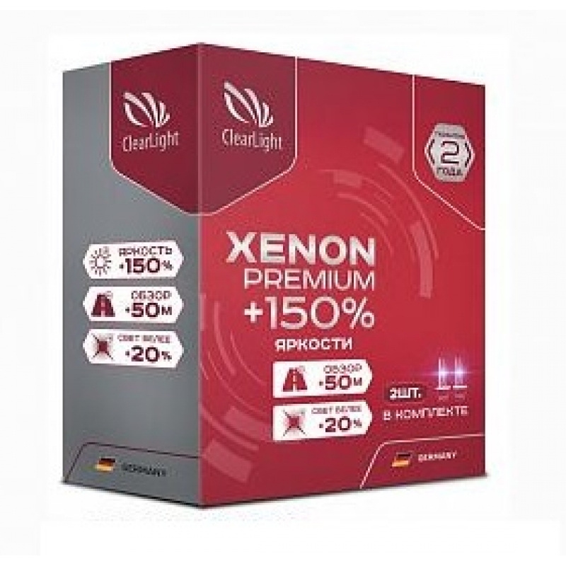 Лампа ксеноновая Clearlight Xenon Premium+150% D2S