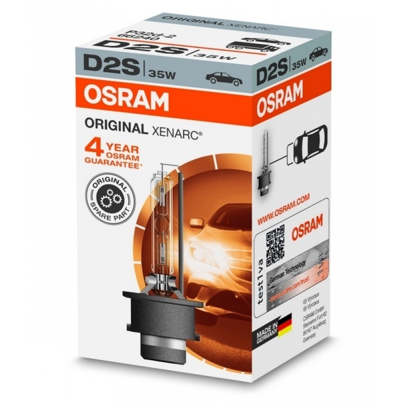 Лампа Osram D2S XENON XENARC 4150K 85V 35w