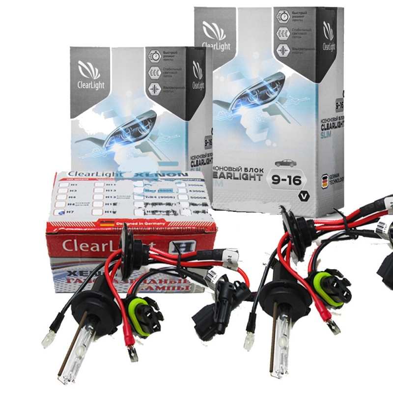 Комплект ксенона Clearlight Slim H4 5000K