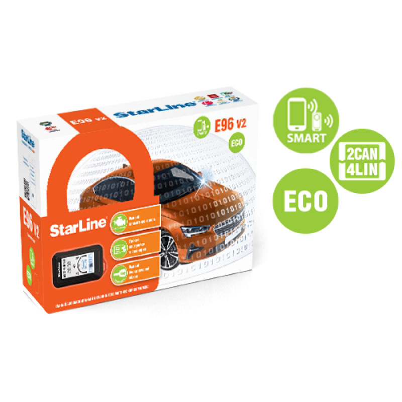 StarLine E96 v2 BT ECO 2CAN+4LIN