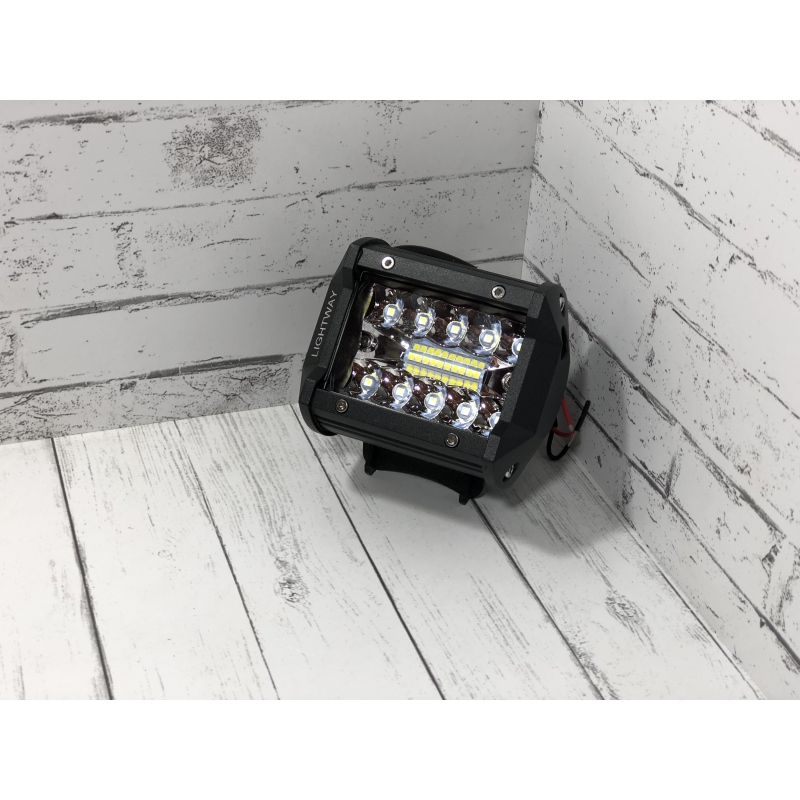 Светодиодная фара 60W SQ 9,5*8 см