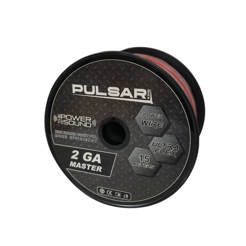 Силовой кабель Pulsar Master 2ga RED (15m)
