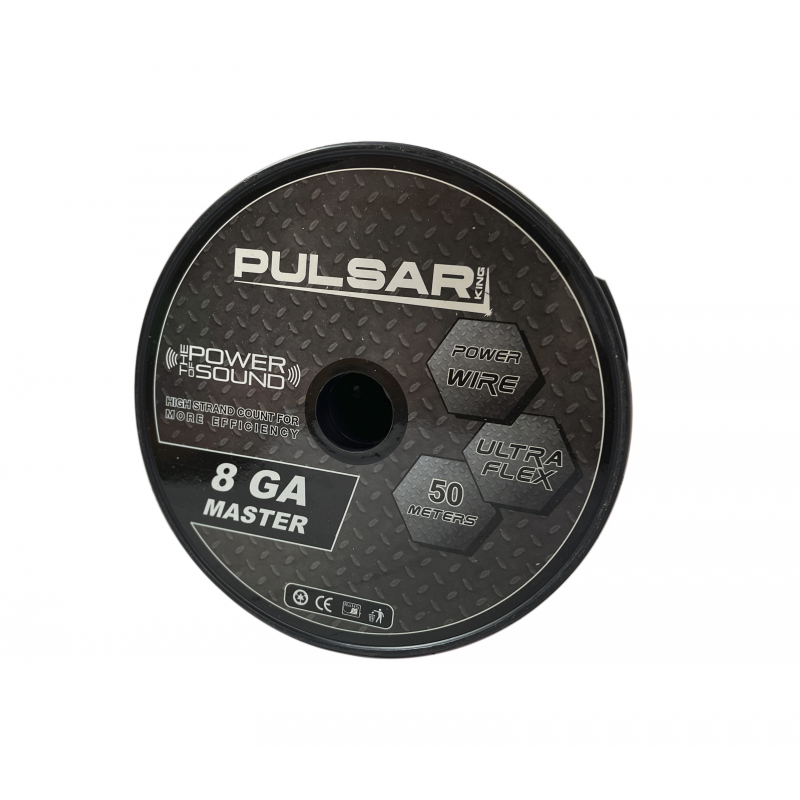 Силовой кабель Pulsar Master 8ga RED (50m)