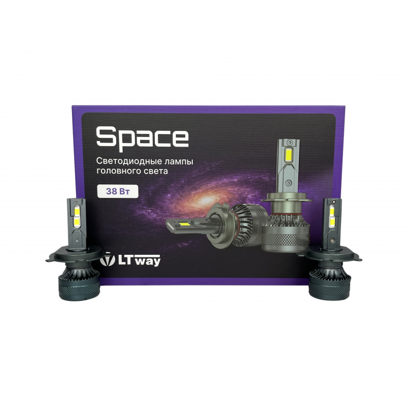 Светодиодные лампы LightWay Space H4/H19 38W